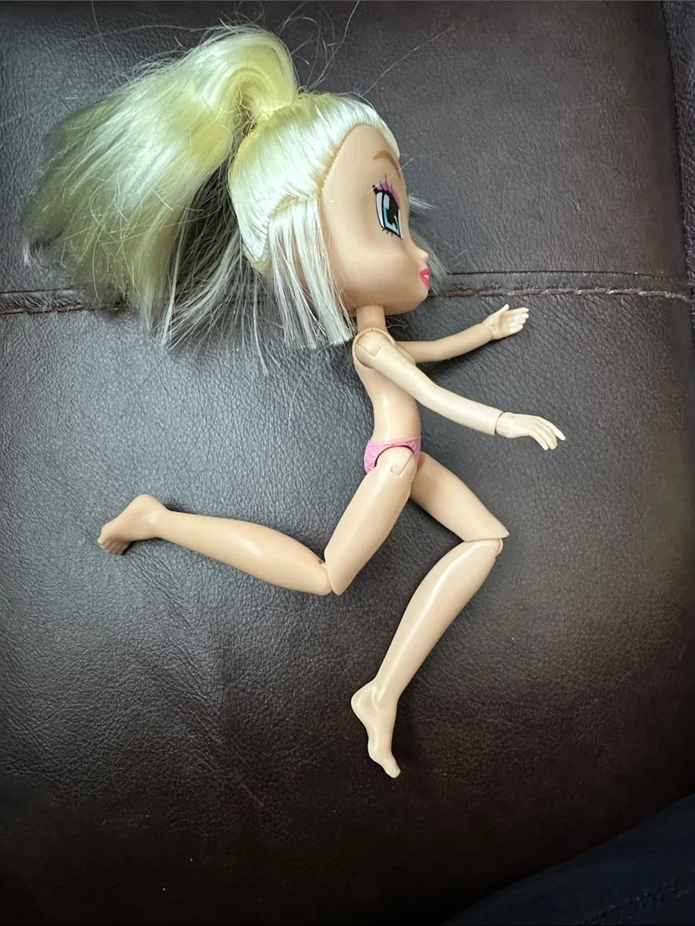 Boxy Girls Doll Willa Blonde Hair Blue Eyes Articulated 8” Figure No Clothes